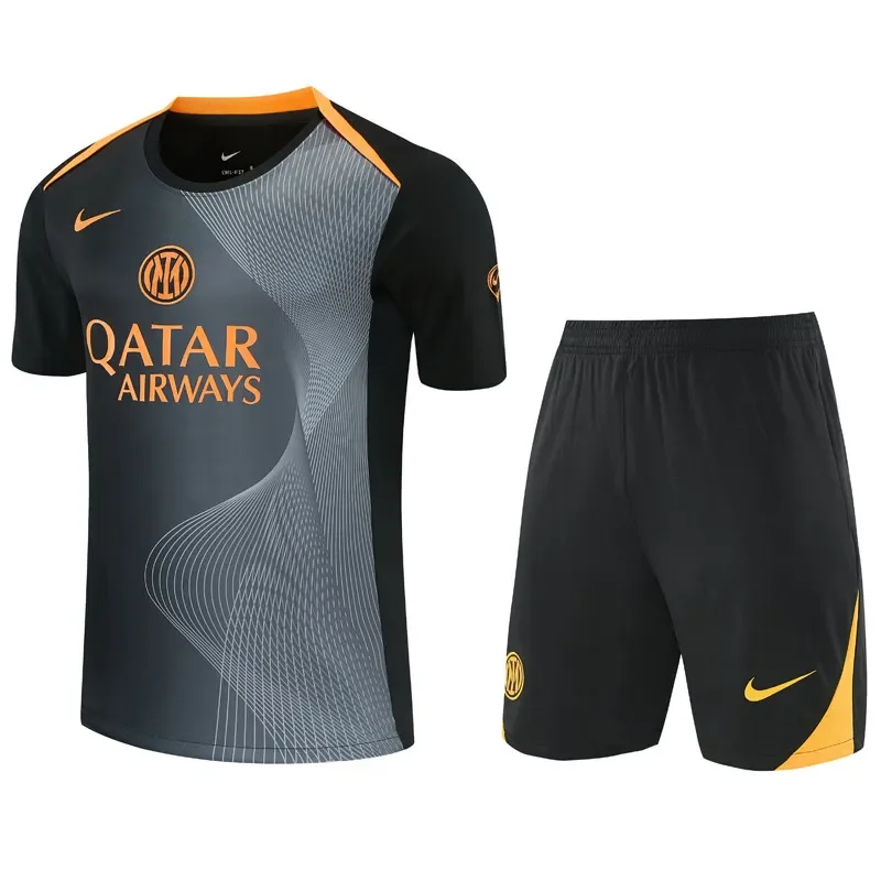 2025-26 Mens Inter Milan Black Training Short Suit