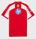 2026 F1 Ferrari New Pattern Red Short Sleeve Racing Suit