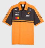 2026 F1 McLaren New Pattern Short Sleeve polo Racing Suit