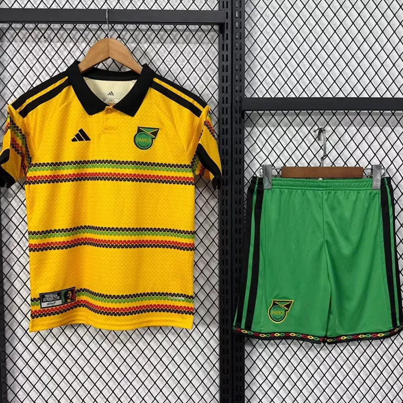 2026-27 Kids Jamaica home yellow Soccer Jersey