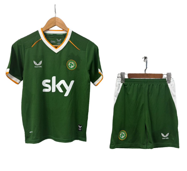 2026-27 Kids Ireland green home Soccer Jersey