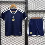 2026-27 Kids Scotland Home blue Soccer Jersey