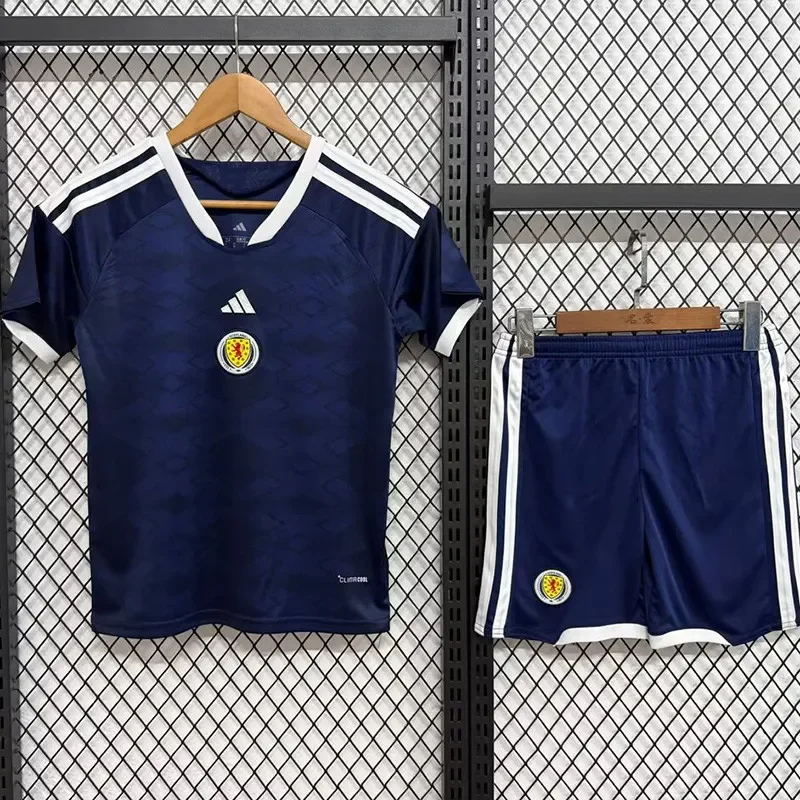 2026-27 Kids Scotland Home blue Soccer Jersey