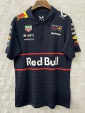 2025 F1 Red Bull Black Polo Racing Suit