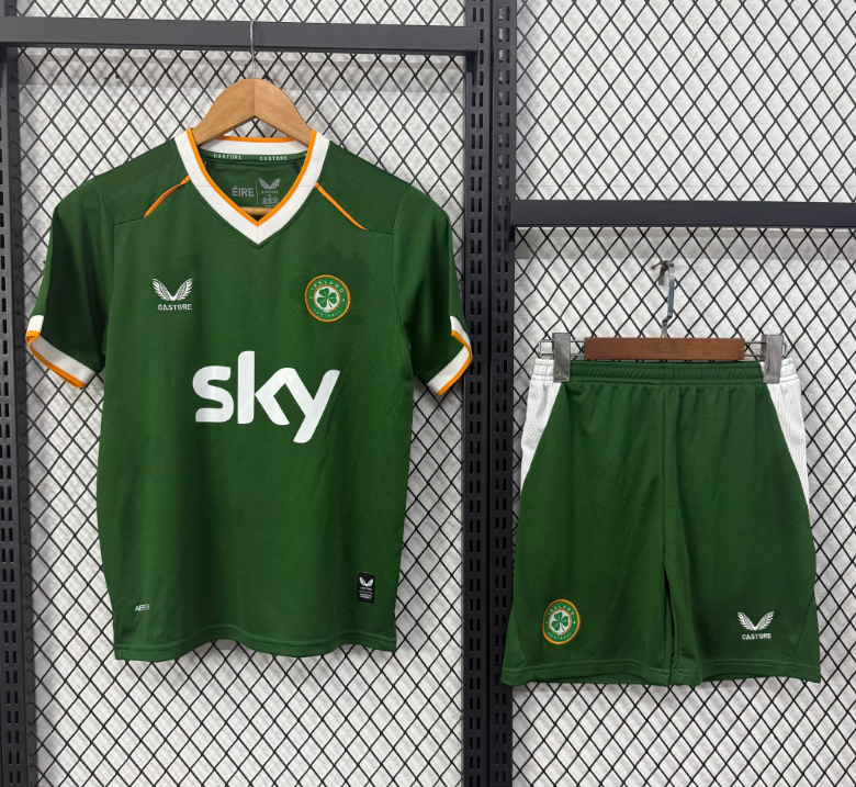2026-27 Kids Ireland green home Soccer Jersey