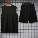 2025-26 Mens Inter Milan Black vest Training Short Suit