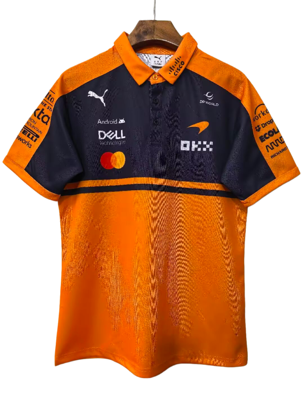 2026 F1 McLaren New Pattern Short Sleeve polo Racing Suit