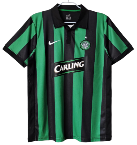 2006-07 Celtic Away Green Retro Soccer Jersey