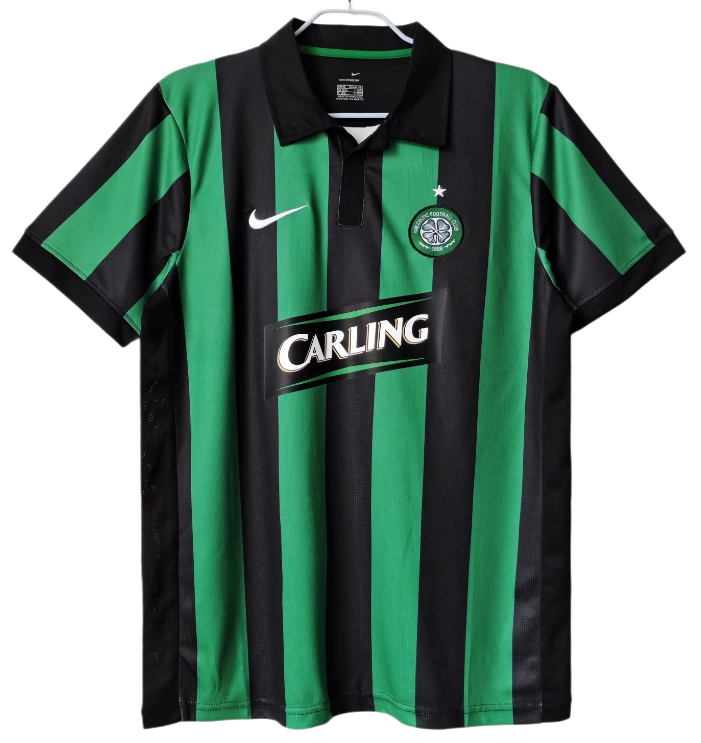 2006-07 Celtic Away Green Retro Soccer Jersey