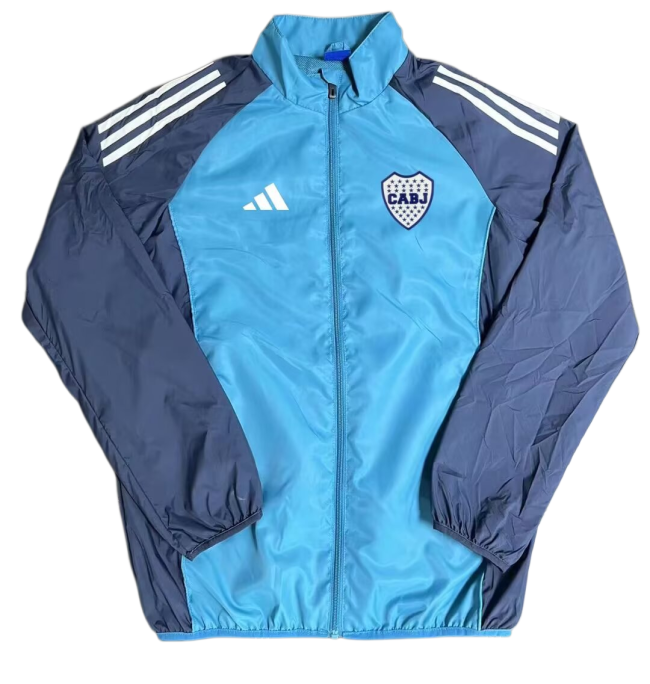 2025-26 Boca Juniors Lake blue Windbreaker