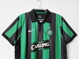 2006-07 Celtic Away Green Retro Soccer Jersey