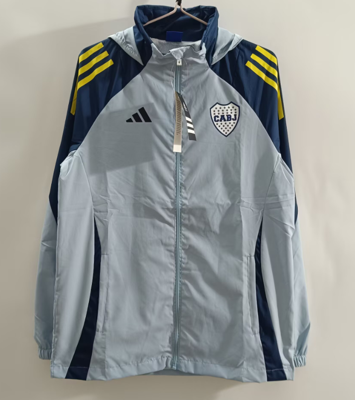 2025-26 Boca Juniors Light blue Windbreaker