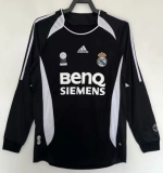 2006/07 Retro Real Madrid black third away long sleeve Jersey