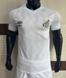 2025-26 Mens Santos FC white  Home Player Edition Soccer Jersey