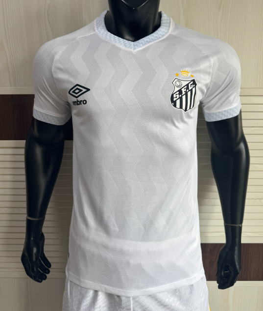 2025-26 Mens Santos FC white  Home Player Edition Soccer Jersey