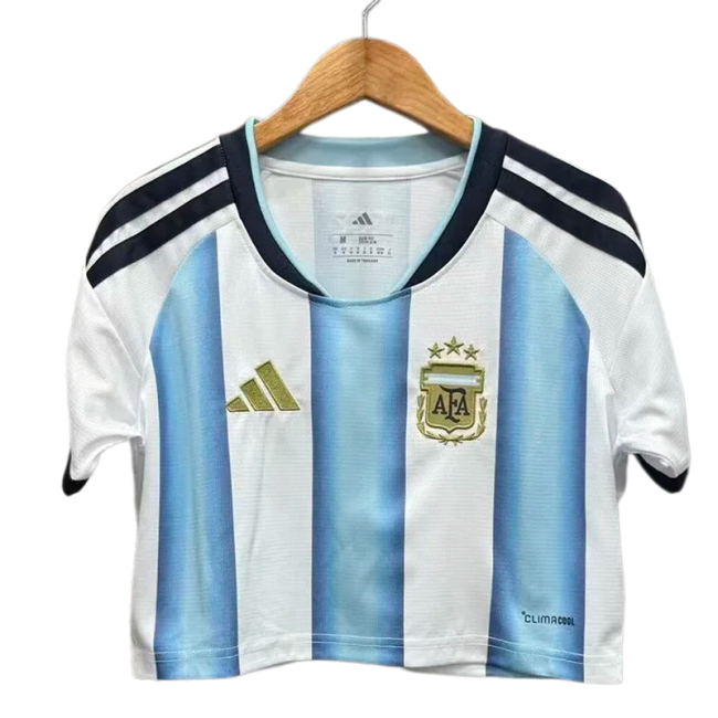 2026 World Cup Argentina Home Women Cheerleader Shirt