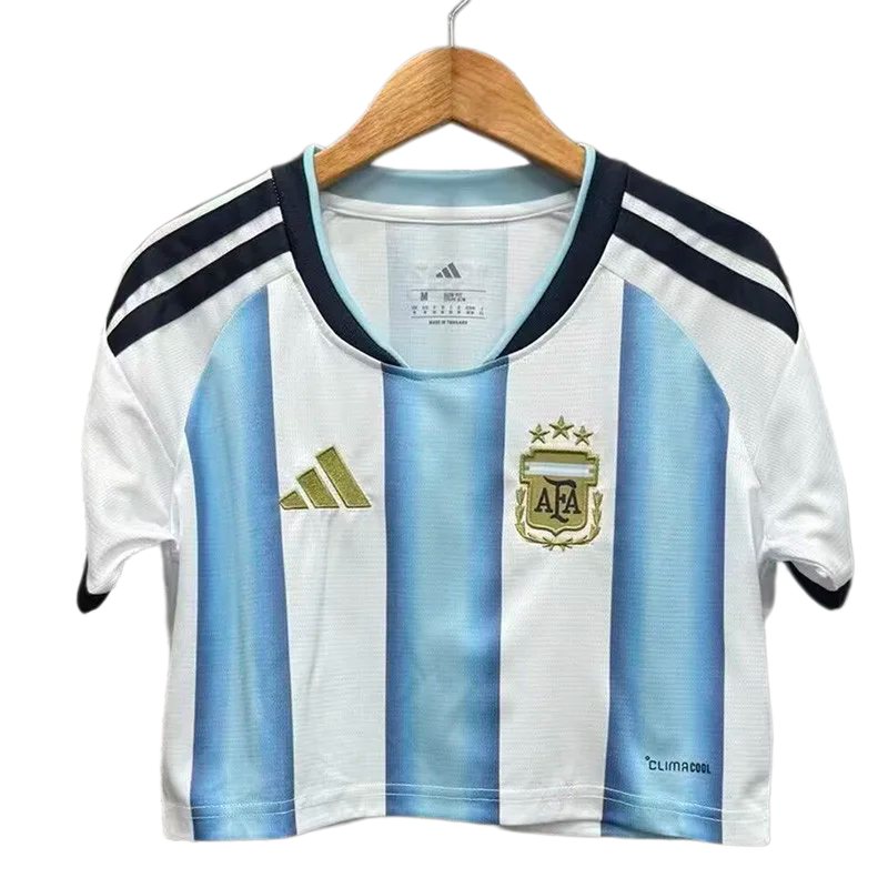 2026 World Cup Argentina Home Women Cheerleader Shirt