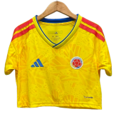 2026 World Cup Colombia Home Women Cheerleader Shirt