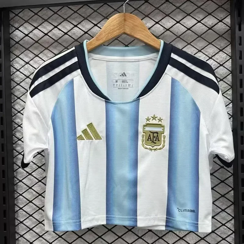 2026 World Cup Argentina Home Women Cheerleader Shirt