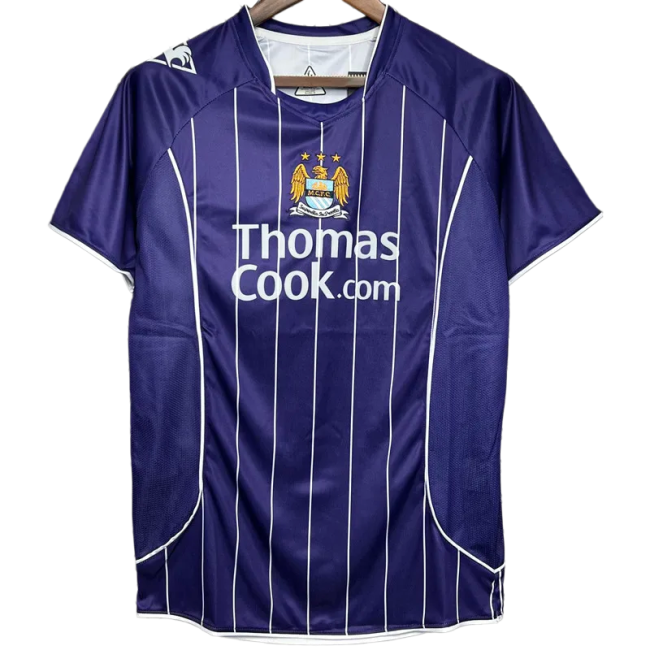 2007-2008  Manchester City Away Retro Soccer Jersey