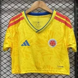 2026 World Cup Colombia Home Women Cheerleader Shirt
