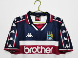 1997-98 Mens Manchester City Retro  away Jersey