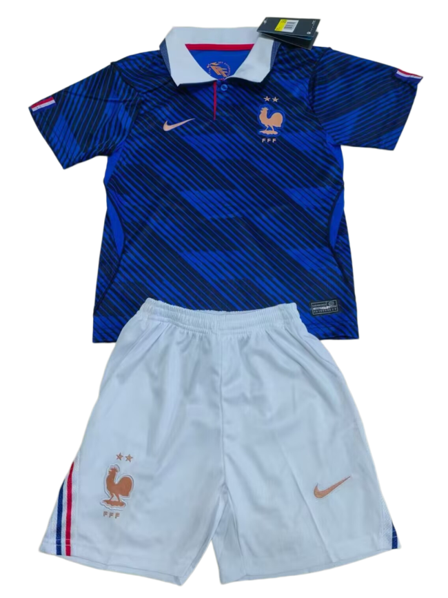 2026-27 Kids France home Soccer Jersey