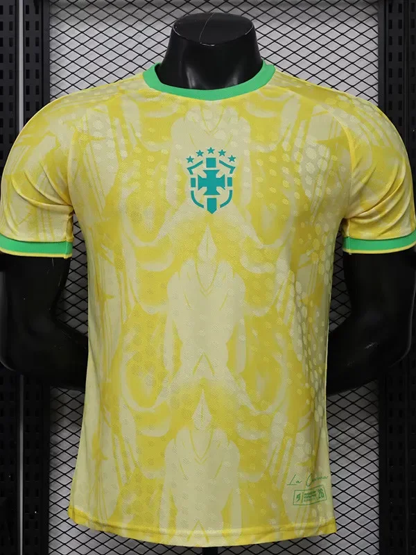 2026-27 Mens Brazil Special Edition yellow Player version soccer jersey