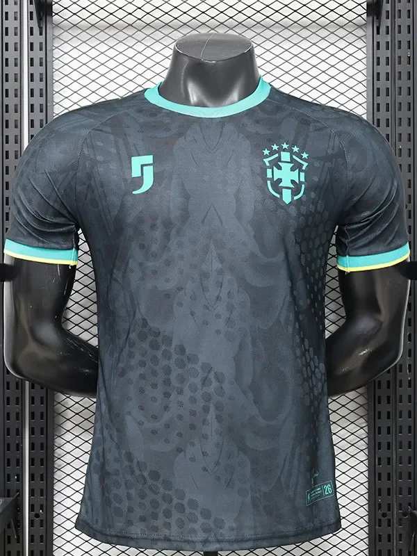 2026-27 Brazil Black Special Edition Player Version Soccer Jersey