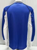 1998-2000 Schalke 04 Home Long Sleeve Retro Soccer Jersey