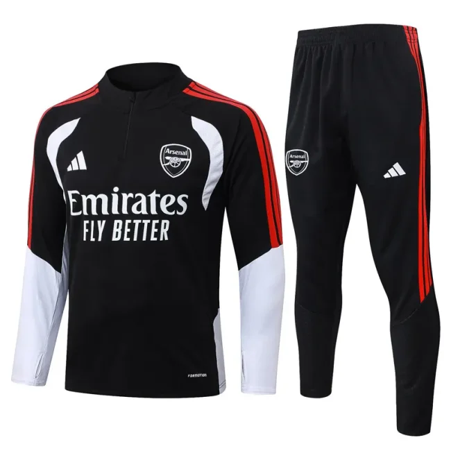 2026-27  Arsenal Black Half Pull Tracksuit #B26030
