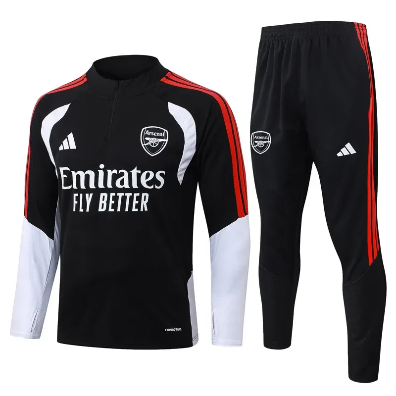 2026-27  Arsenal Black Half Pull Tracksuit #B26030
