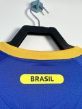 2010 Mens Retro Brazil blue  Away Soccer Jersey