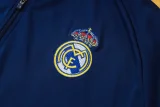 2026-27 Real Madrid Royal blue Half Pull Tracksuit  #B26028
