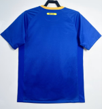 2010 Mens Retro Brazil blue  Away Soccer Jersey