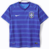 2014 Mens Brazil Retro Away soccer Jersey