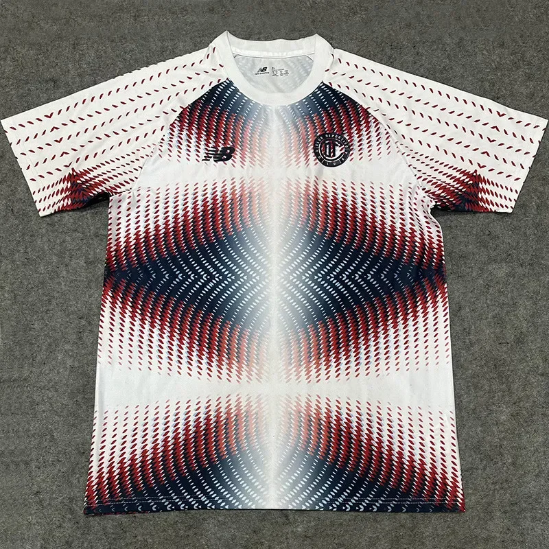 2026-27 Toluca White Blue Red Fans Soccer Jersey