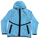 2026 World Cup France White Walkout Jacket (Hooded)