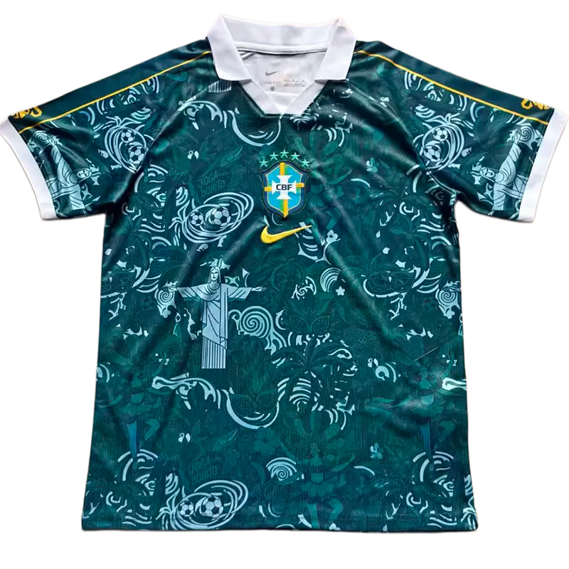 2026-27 Brazil Green Polo soccer jersey