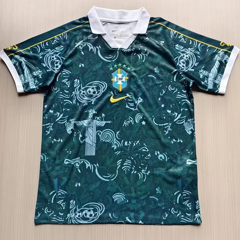 2026-27 Brazil Green Polo soccer jersey