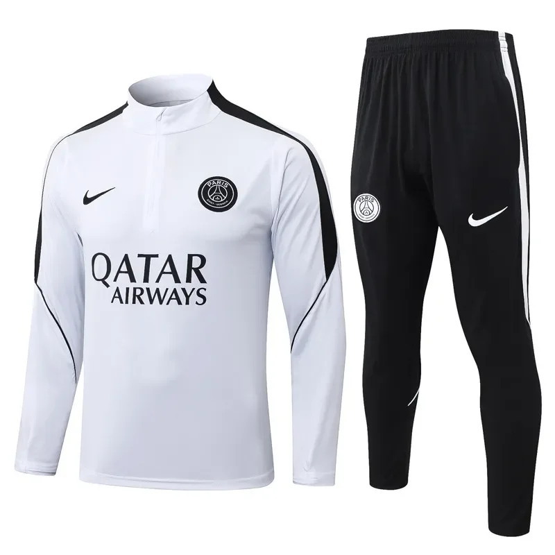 2026-27 PSG White Half Pull Tracksuit #B26029