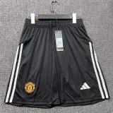 2025-26  Mens Manchester United home  black Shorts Pants