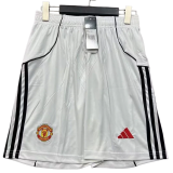 2025-26  Mens Manchester United  home  white  Shorts