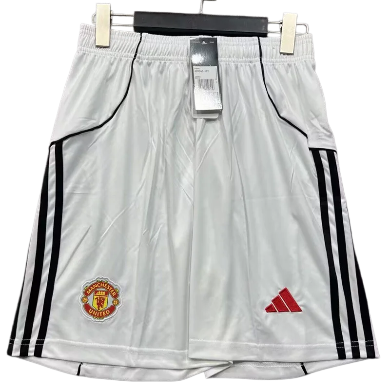 2025-26  Mens Manchester United  home  white  Shorts