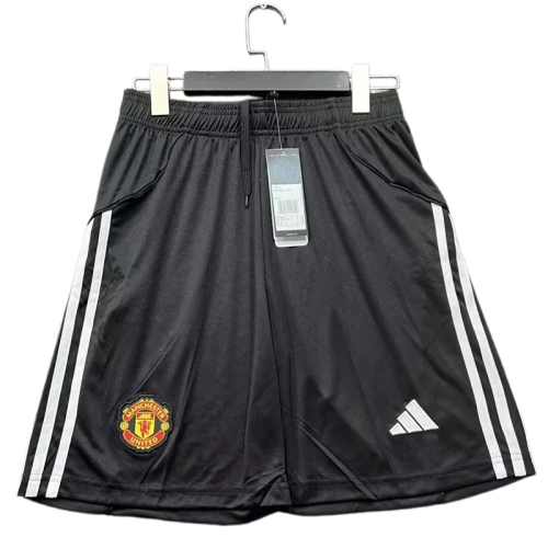 2025-26  Mens Manchester United home  black Shorts Pants