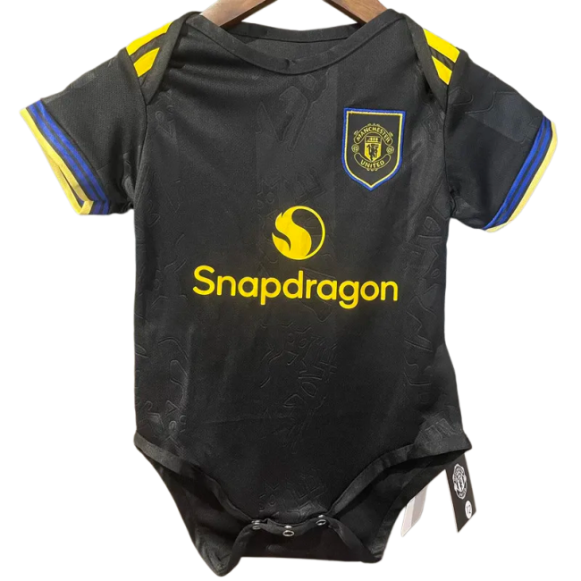 2025-26 Manchester United Third away Baby Infant Crawl Suit
