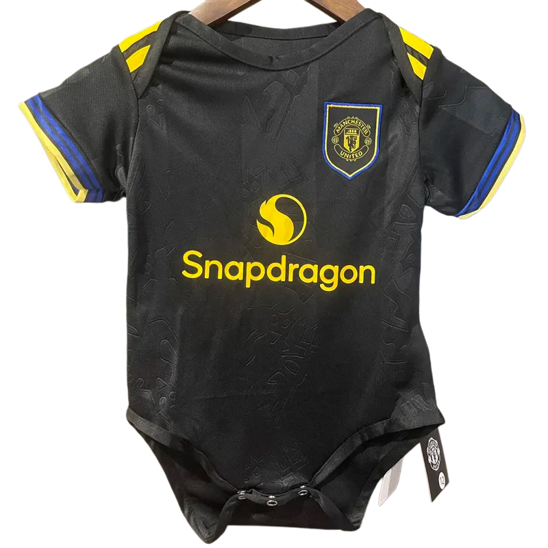 2025-26 Manchester United Third away Baby Infant Crawl Suit