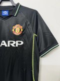 1998-99  Mens Manchester United third away Retro soccer Jersey