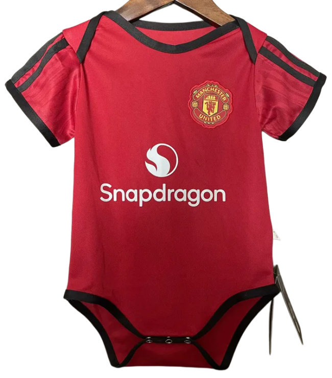2025-26  Manchester United Home Baby Infant Crawl Suit