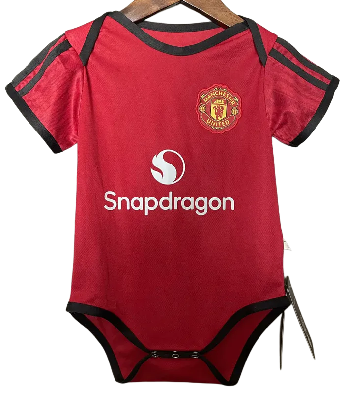 2025-26  Manchester United Home Baby Infant Crawl Suit